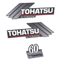 Tohatsu 60HK 2-takt Påhängsmotorn Dekaler – Vinyldekalset