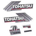 Tohatsu 70HK 2-takt Påhängsmotorn Dekaler – Vinyldekalset