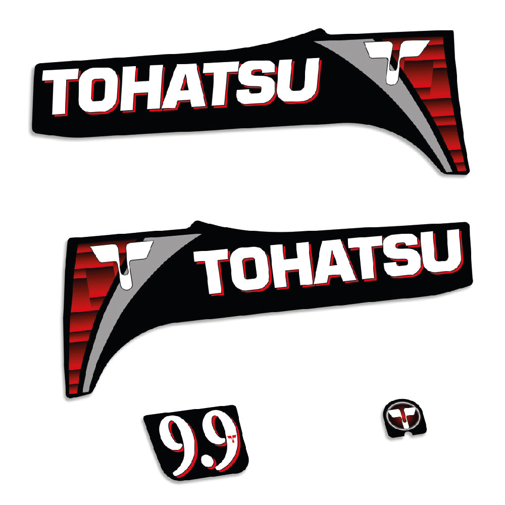 Tohatsu 9.9HK 2-takt Påhängsmotorn Dekaler – Vinyldekalset