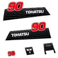 Tohatsu 90HK 2002 Påhängsmotorn Dekaler – Vinyldekalset