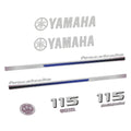 Yamaha 115HK 4-takt 2013 Påhängsmotorn Dekaler – Vinyldekalset