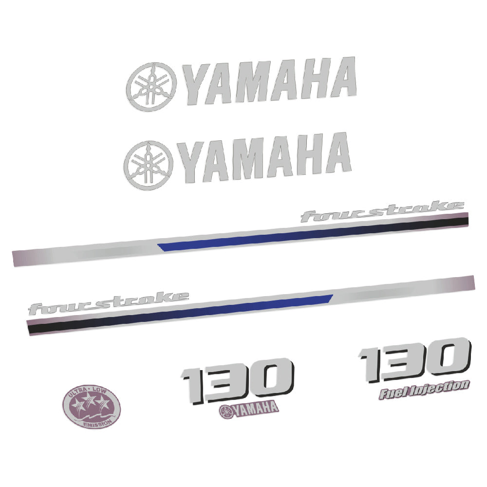 Yamaha 130HK 4-takt 2013 Påhängsmotorn Dekaler – Vinyldekalset