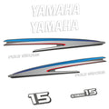 Yamaha 15HK 4-takt Påhängsmotorn Dekaler – Vinyldekalset