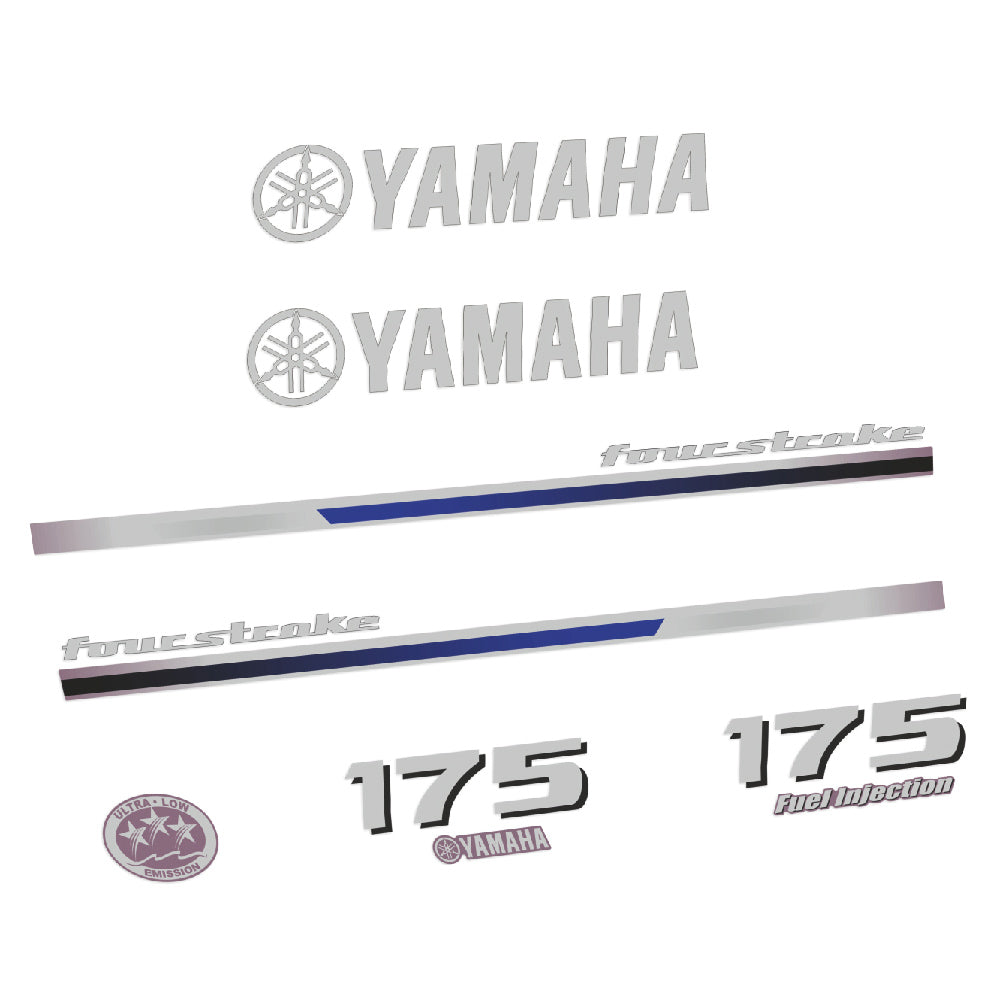 Yamaha 175HK 4-takt 2013 Påhängsmotorn Dekaler – Vinyldekalset