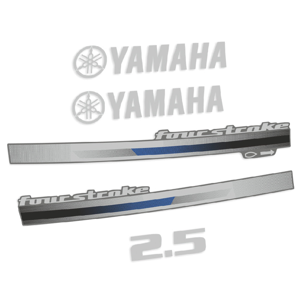 Yamaha 2.5HK 4-takt 2013 Påhängsmotorn Dekaler – Vinyldekalset