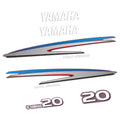 Yamaha 20HK 4-takt Påhängsmotorn Dekaler – Vinyldekalset