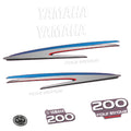 Yamaha 200HK 4-takt Påhängsmotorn Dekaler – Vinyldekalset