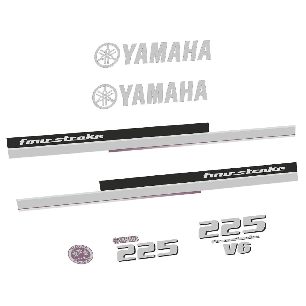 Yamaha 225HK 4-takt 2013 Påhängsmotorn Dekaler – Vinyldekalset