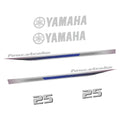 Yamaha 25HK 4-takt 2013 Påhängsmotorn Dekaler – Vinyldekalset