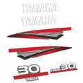 Yamaha 30HK 2-takt Påhängsmotorn Dekaler – Vinyldekalset