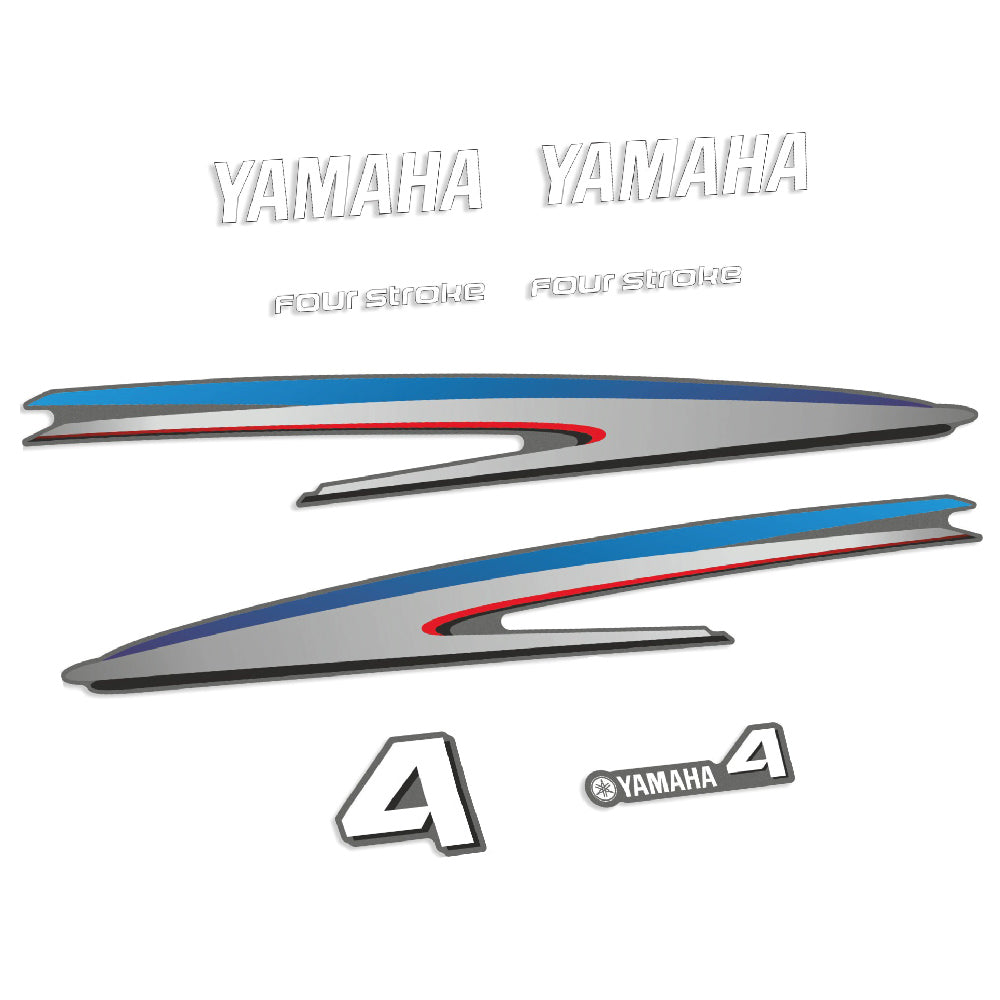 Yamaha 4HK 4-takt Påhängsmotorn Dekaler – Vinyldekalset