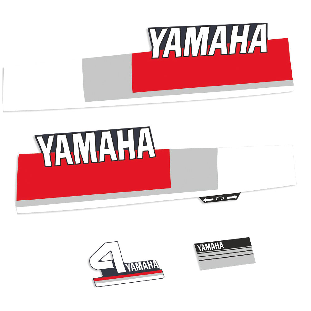 Yamaha 4HK 2-takt Påhängsmotorn Dekaler – Vinyldekalset