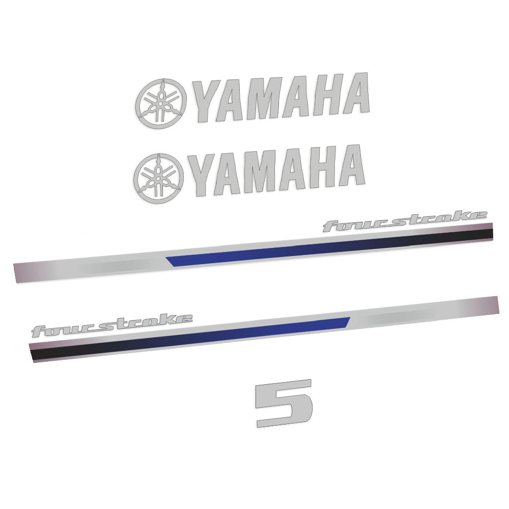Yamaha 5HK 4-takt 2013 Påhängsmotorn Dekaler – Vinyldekalset