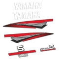 Yamaha 5HK 2-takt Påhängsmotorn Dekaler – Vinyldekalset