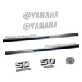 Yamaha 50HK 4-takt 2013 Påhängsmotorn Dekaler – Vinyldekalset