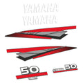 Yamaha 50HK 2-takt Påhängsmotorn Dekaler – Vinyldekalset