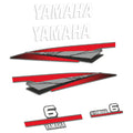 Yamaha 6HK 2-takt Påhängsmotorn Dekaler – Vinyldekalset