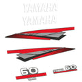 Yamaha 60HK 2-takt Påhängsmotorn Dekaler – Vinyldekalset