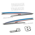 Yamaha 8HK 4-takt Påhängsmotorn Dekaler – Vinyldekalset