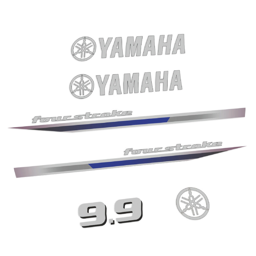 Yamaha 9.9HK 4-takt 2013 Påhängsmotorn Dekaler – Vinyldekalset