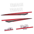 Yamaha 9.9HK 2-takt Påhängsmotorn Dekaler – Vinyldekalset